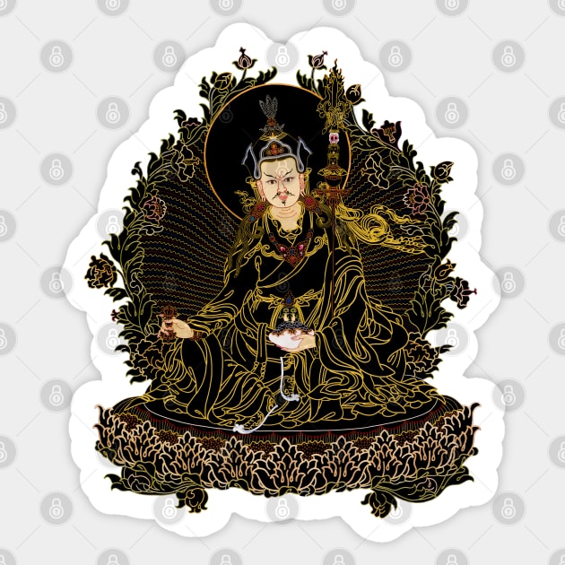 Guru Padmasambhava Sticker by walltowall